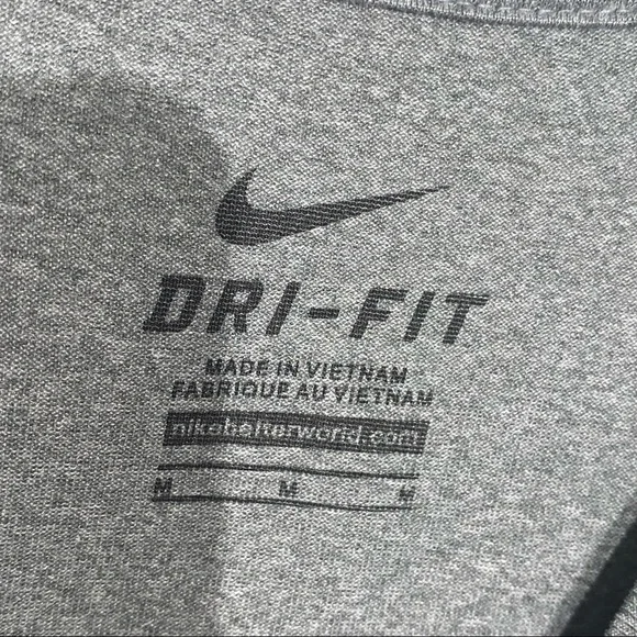 Nike Washington University in St. Louis Long Sleeve Dri-Fit Shirt Heather Grey M - Picture 3 of 9